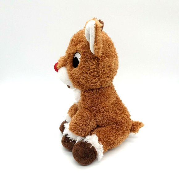 Kohls Cares Rudolph The Red Nosed Reindeer 10" Cartoon Plush Toy Collector Clean - Picture 4 of 11